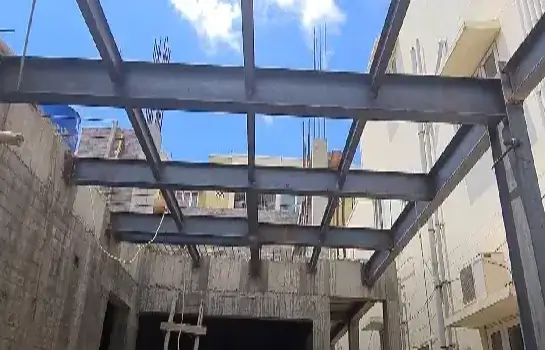 Duplex Building with Steel Structure