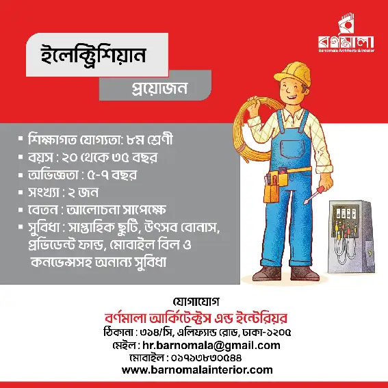 Vacancy for Electrician