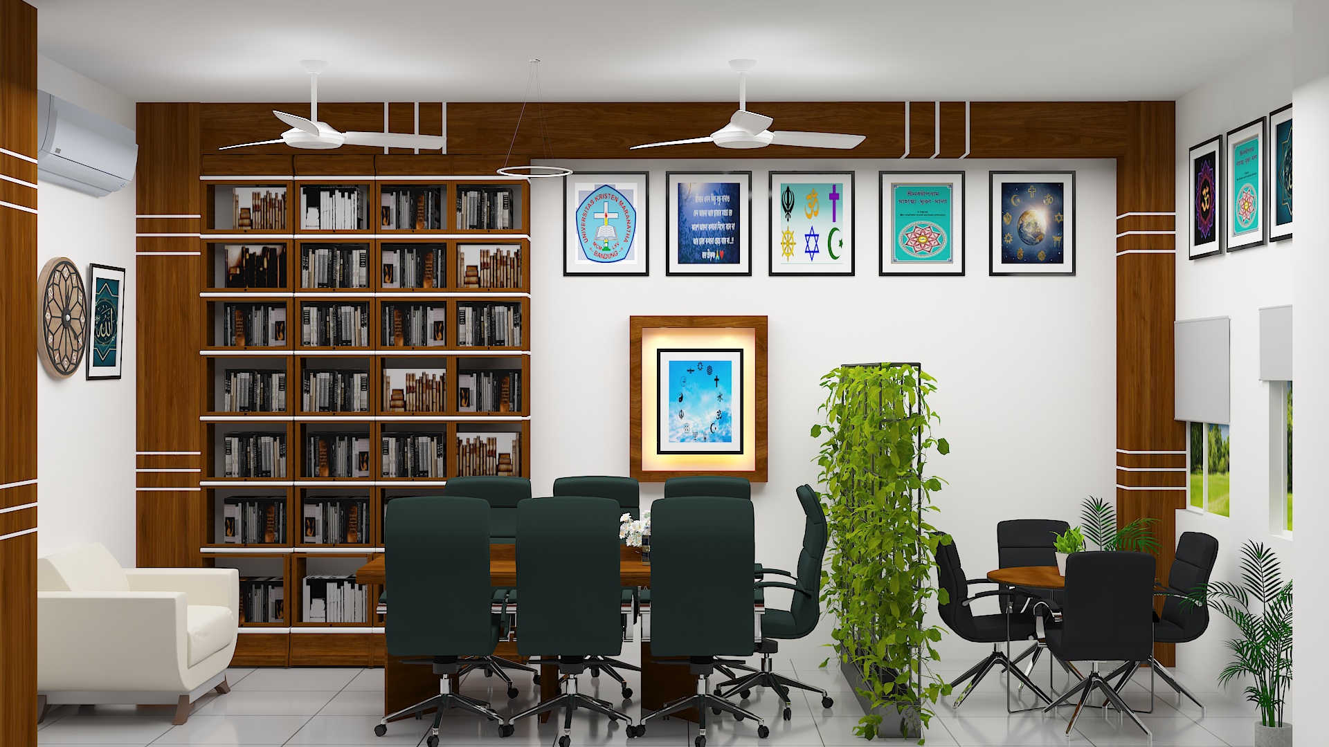 University Seminar Room & Office Interior