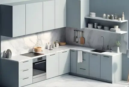 L-Shaped kitchen